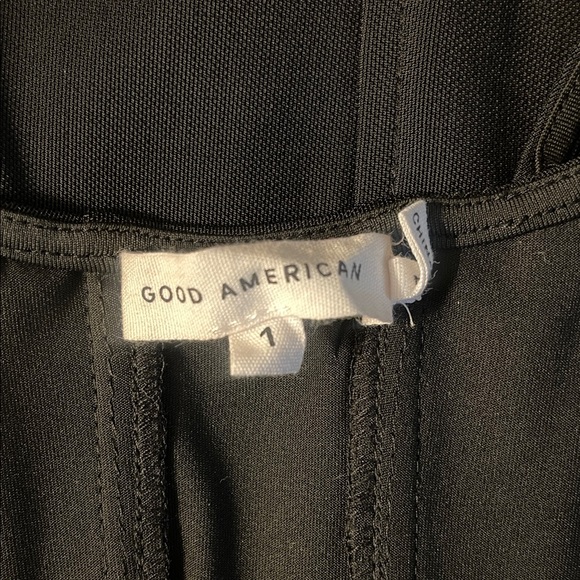 Good American Sleek Black Bodysuit - Picture 3 of 7